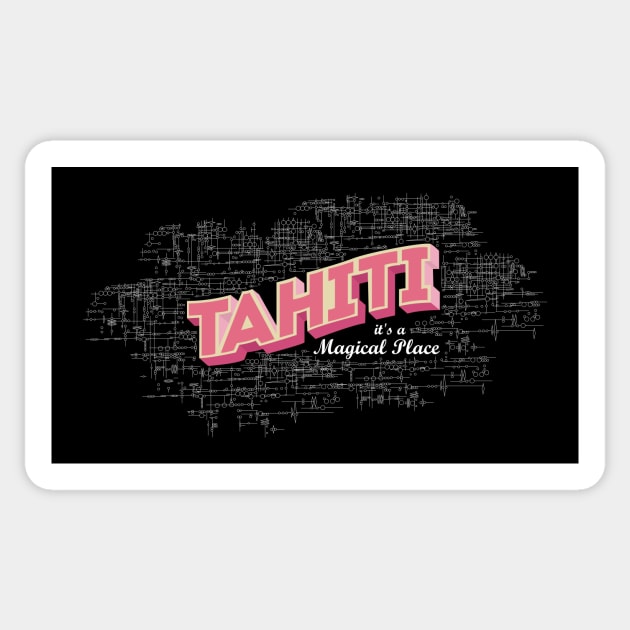 Tahiti it's a magical place 2 Sticker by Smich